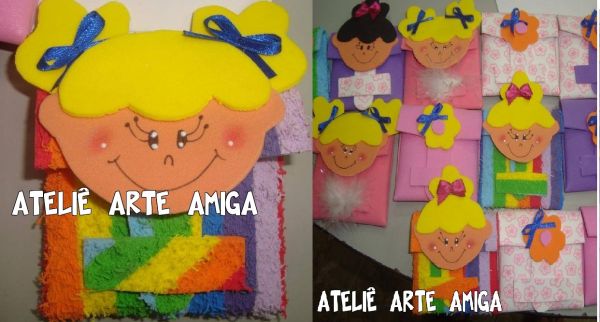 Porta moedas em eva